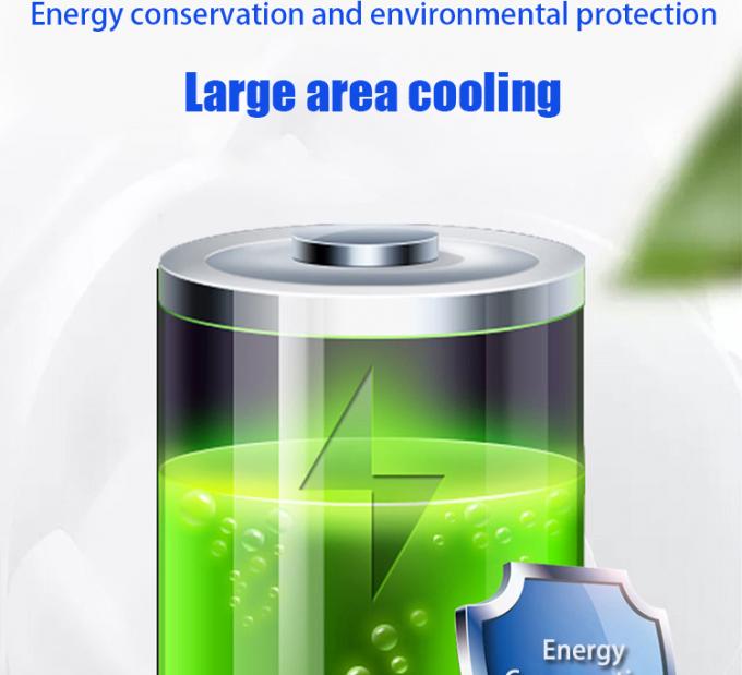 SPAE053D Certificación CE Enfriador de aire por evaporación industrial de tres ventiladores para el cuarto frío 2