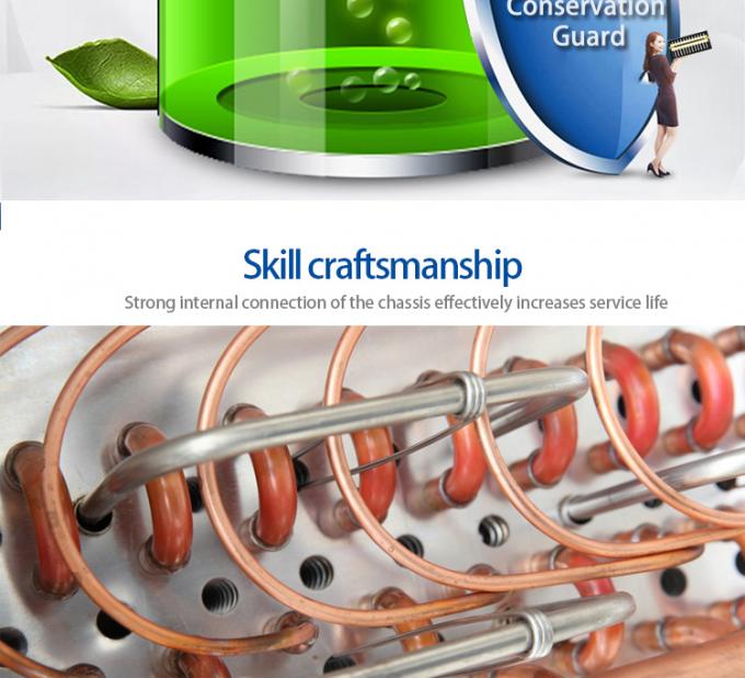 Tipos medios soporte de la baja temperatura de los evaporadores del sitio fresco del aluminio SPBE043D altos de la ventana 4