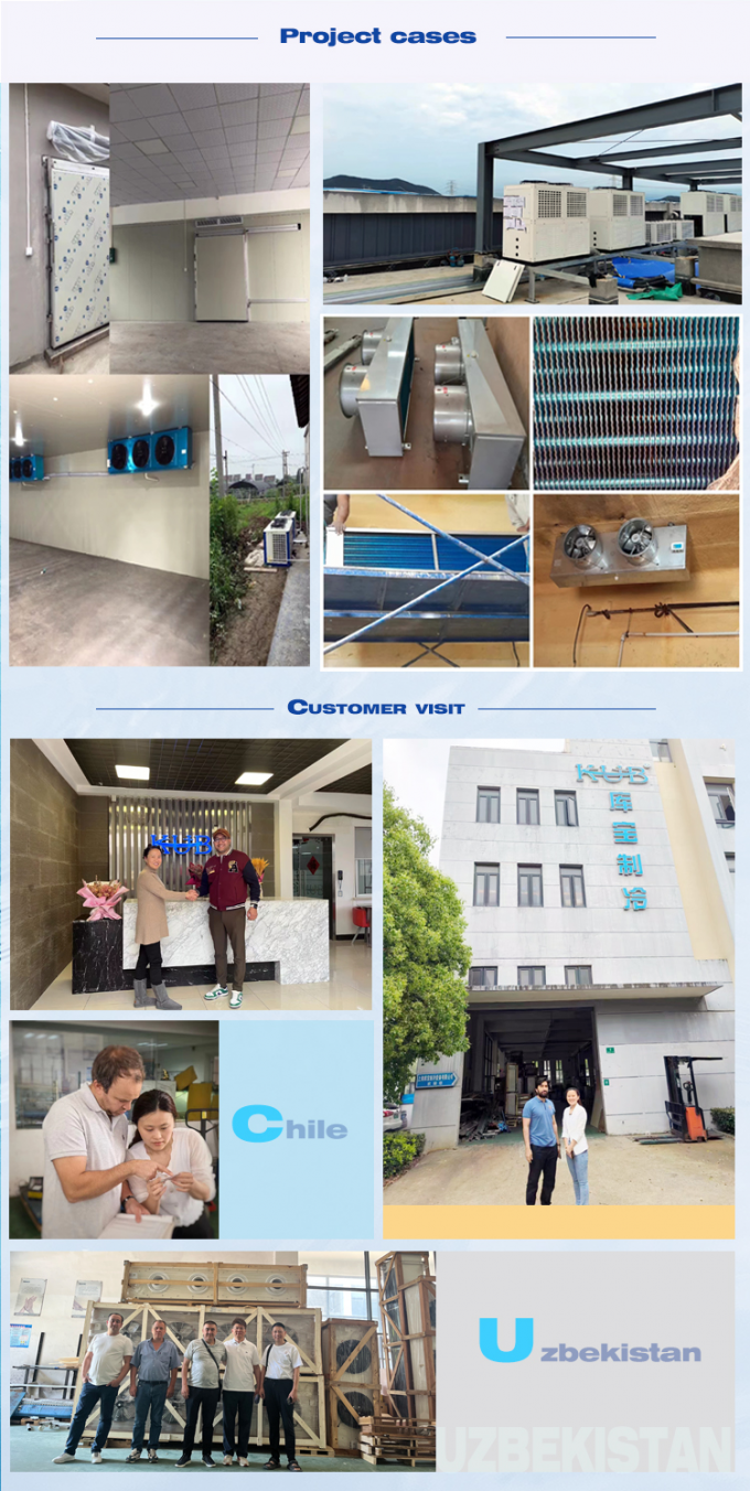 Certificado DSD-40 CE Producido en China Cooler de aire de techo Evaporador de techo de doble lado Precio Evaporador de habitación fría Fabricante 8