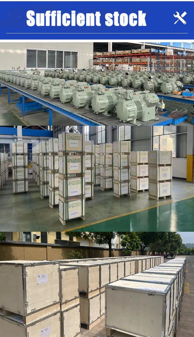 Compresor de refrigeración de 2HP a 50HP Fabricado en China Soporte compresor de pistón semihermético personalizado y económico para refrigeración de almacenamiento en frío, compresor de almacenamiento en frío, sistema de almacenamiento en frío, almacenamiento en frío industrial 10