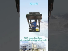 Unidad de refrigeración refrigerada al aire libre de 5 CV