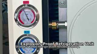 Unidad de refrigeración industrial a prueba de explosiones KUB1000 ZB58KQE | Enfriador de caja enfriado por aire con ventilador doble