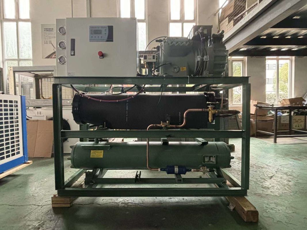 4VG-30.2 refrigerador industrial compresor de 30 HP Evaporador de cáscara y tubo refrigerador de agua refrigeradores de agua refrigeradores