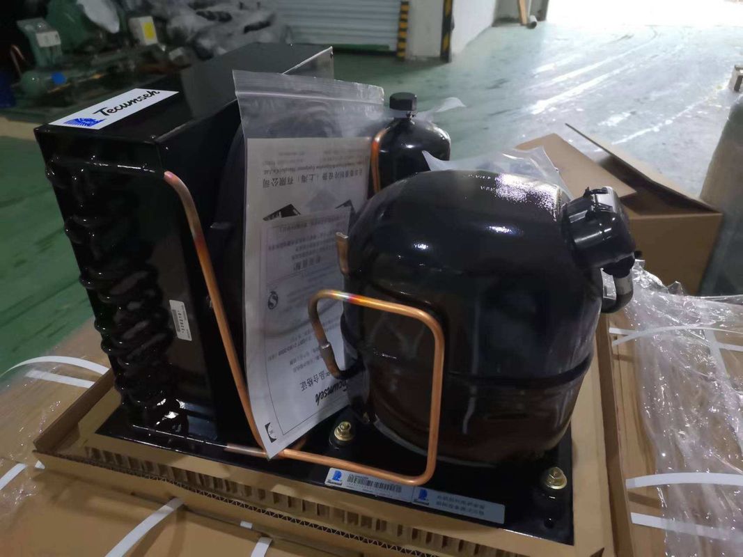 CAJ2446ZBR Compresor Tecumseh de 1 CV Unidad de condensación de 220V ac Unidad de condensación de R404A Unidades de condensación de congelador