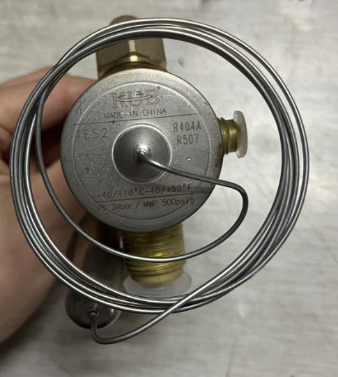 TES2 Fabricado en China marca KUB R404A válvula de expansión de refrigeración de refrigerante precio de la válvula de expansión térmica