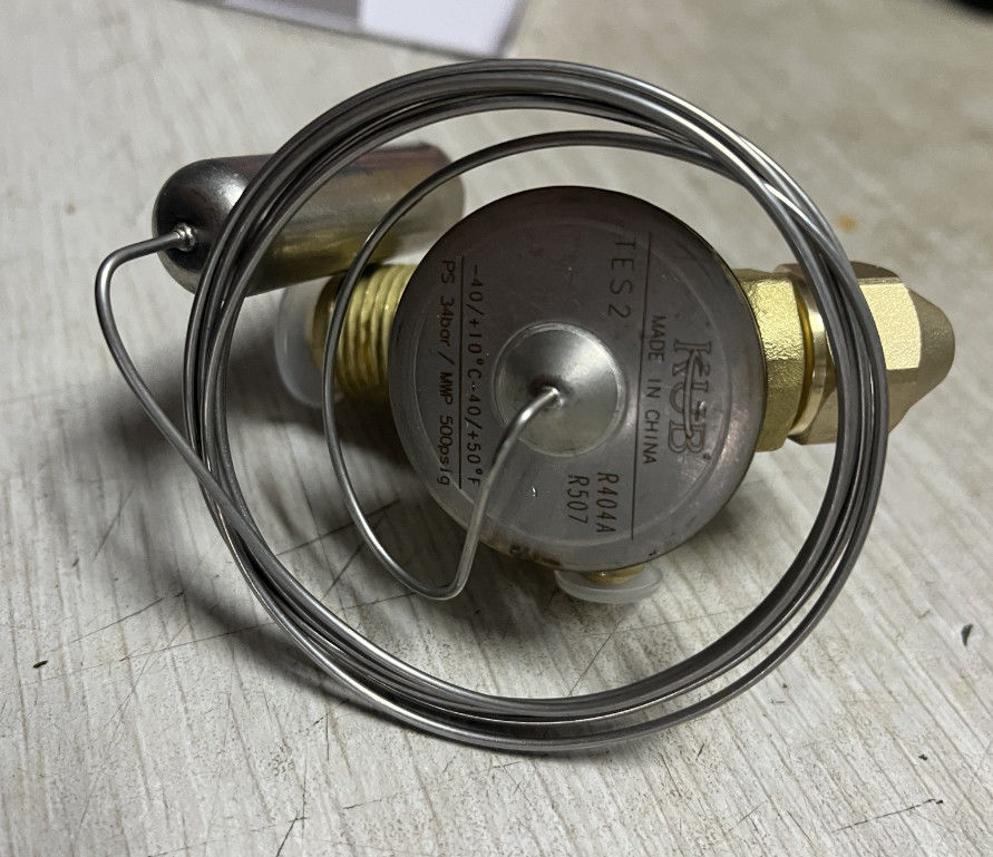 TES2 Fabricado en China marca KUB R404A válvula de expansión de refrigeración de refrigerante precio de la válvula de expansión térmica