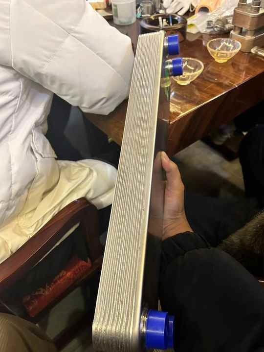 Intercambiador de calor de chapa resistente a la corrosión de acero inoxidable 316L, fusionado para condiciones de trabajo químicas