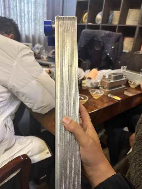 Intercambiador de calor de chapa resistente a la corrosión de acero inoxidable 316L, fusionado para condiciones de trabajo químicas