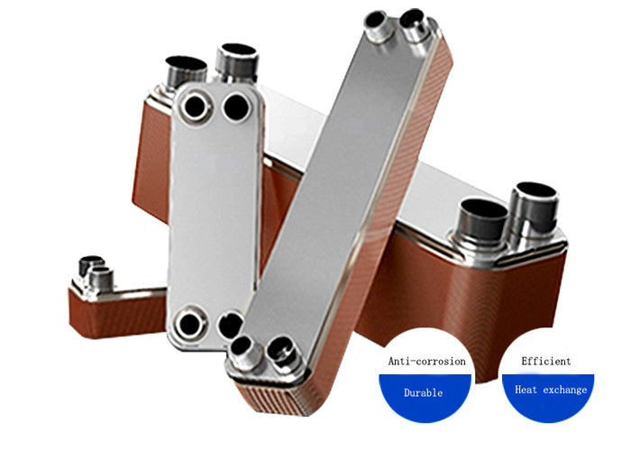 B3-50-48D Precio barato 10HP Exchanger de calor evaporador de cobre / acero inoxidable 304/316 fabricante de intercambiador de calor de placa soldada