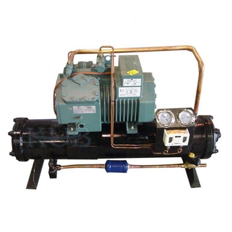 Sistema de refrigeración del compresor KUB 4FES-5 5HP para unidad condensadora de enfriador de agua de almacenamiento en frío, unidad de refrigeración fácil de operar