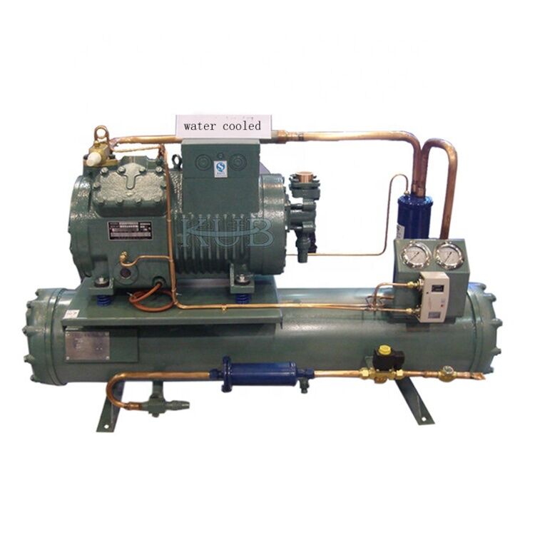 Sistema de refrigeración del compresor KUB 4FES-5 5HP para unidad condensadora de enfriador de agua de almacenamiento en frío, unidad de refrigeración fácil de operar