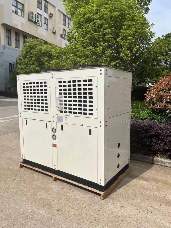 FNVS-100 KUB Piezas de repuesto nuevas Luna Rectángulo vertical Condensador industrial refrigerado por aire Tubo de cobre Aluminio Fin 380V