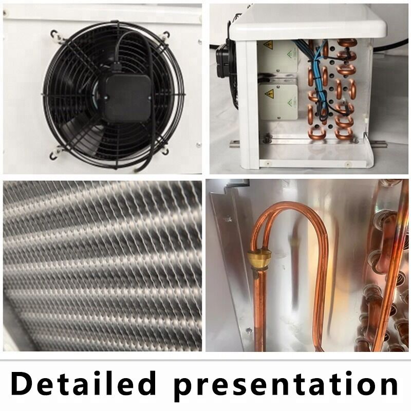 KUBD-1D Motor de un ventilador Enfriador de aire pequeño Evaporador montado en pared/ventana Equipo de refrigeración e intercambio de calor para habitaciones frías