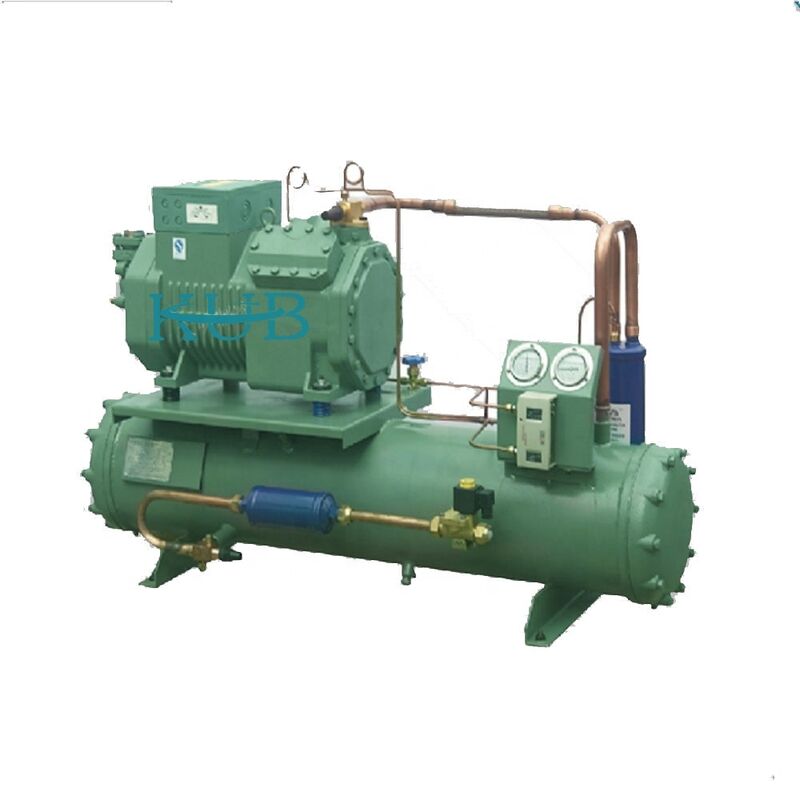 KUB 4DC7.2 4DES-7 CE Certificated R22 Gas Compressor Water Cooling Condensing Units Freezer Cold Storage Refrigeration Unit