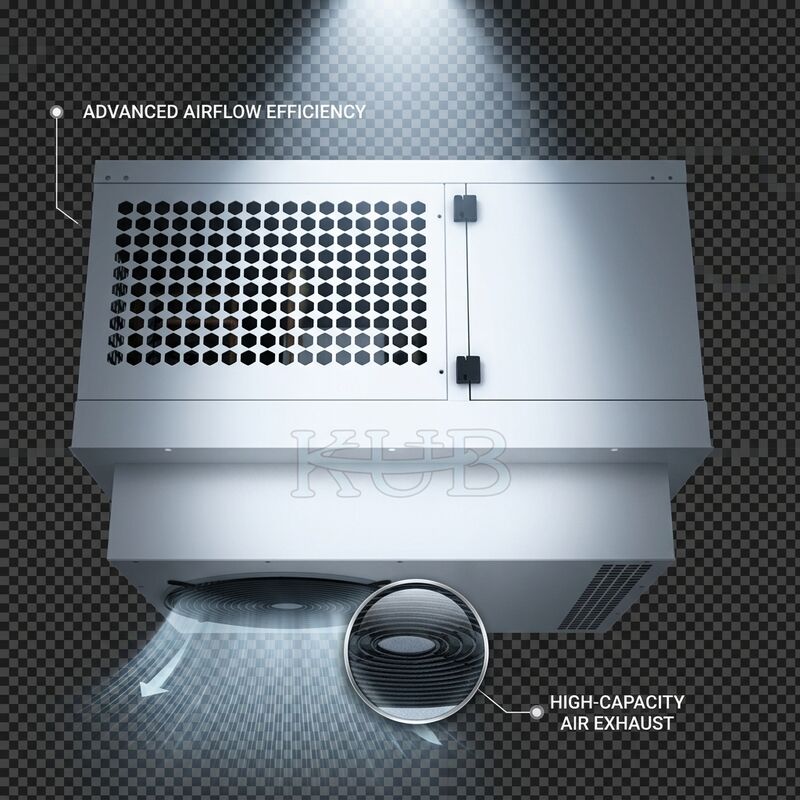 Congelador hermético de la cámara fría del intercambio de calor alto de la unidad 3HP R404A del condensador de aluminio de la aleta del tubo de cobre pequeño