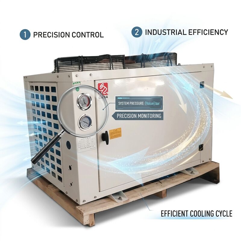 Unidad de condensación semi hermética 2CES-4Y de la baja temperatura para el trastero frío 380V del congelador