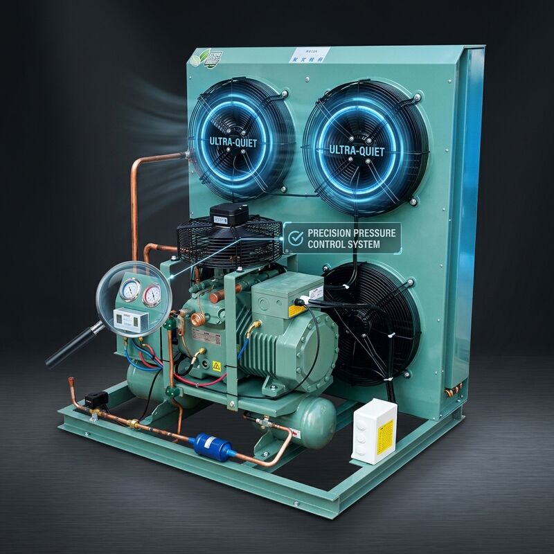 Unidad de condensación semihermética de doble etapa a temperatura ultrabaja 2CES-4Y Congelamiento profundo -40C Refrigeración