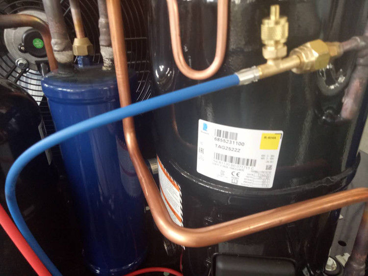 Capacidad de enfriamiento de condensación de la unidad 3.75KW de la baja temperatura de TAG2522Z 6HP R404a