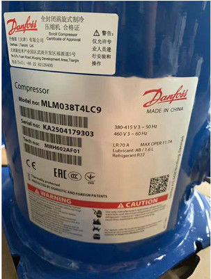 Compresor de la voluta de China de la cámara fría de MLZ038T4LC9 R404A para los aires acondicionados y la refrigeración (5ton R22 3pH 380~420volt