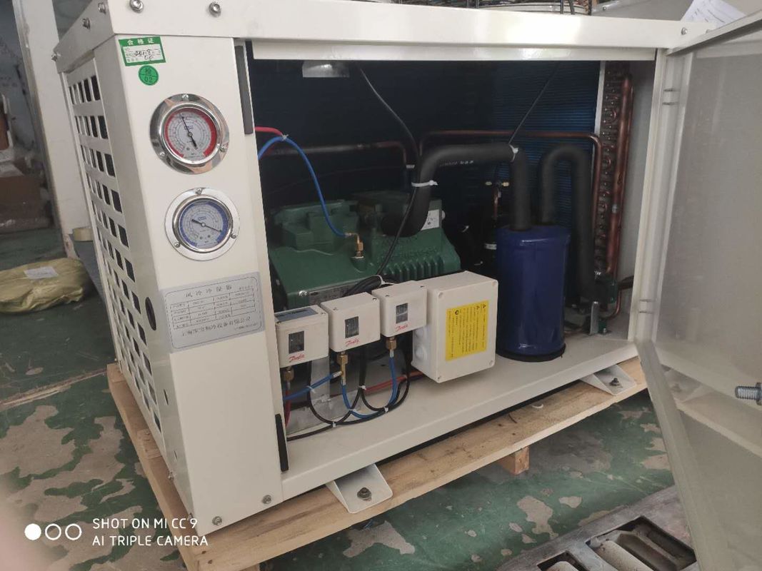 tipo unidad de condensación semi hermética de 3hp R404A U para la cámara fría de la conservación en cámara frigorífica del refrigerador