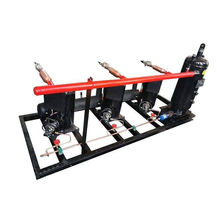 El aire refrescó la unidad de condensación de la refrigeración de R404a para el equipo de refrigeración del paralelo de la tienda de alimentos