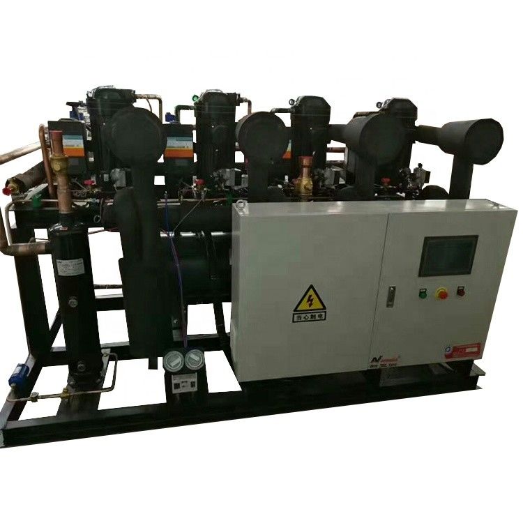 El aire refrescó la unidad de condensación de la refrigeración de R404a para el equipo de refrigeración del paralelo de la tienda de alimentos