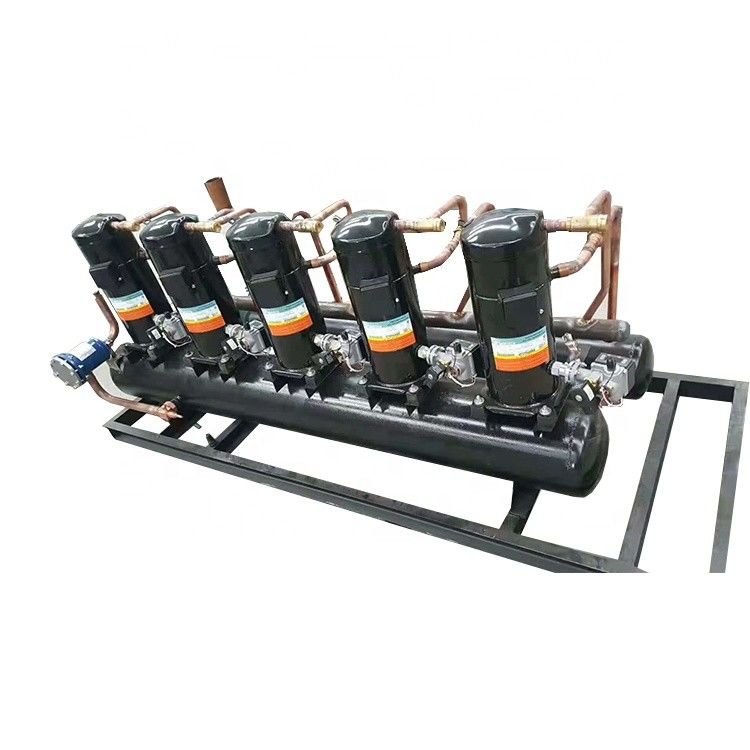 El aire refrescó la unidad de condensación de la refrigeración de R404a para el equipo de refrigeración del paralelo de la tienda de alimentos