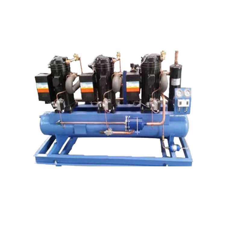 El aire refrescó la unidad de condensación de la refrigeración de R404a para el equipo de refrigeración del paralelo de la tienda de alimentos