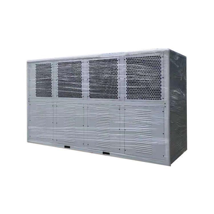 Unidad industrial del refrigerador de la refrigeración por aire de LSQ-40AHE 40HP con el sistema dual fuera de la unidad de condensación hermética de la unidad del condensador
