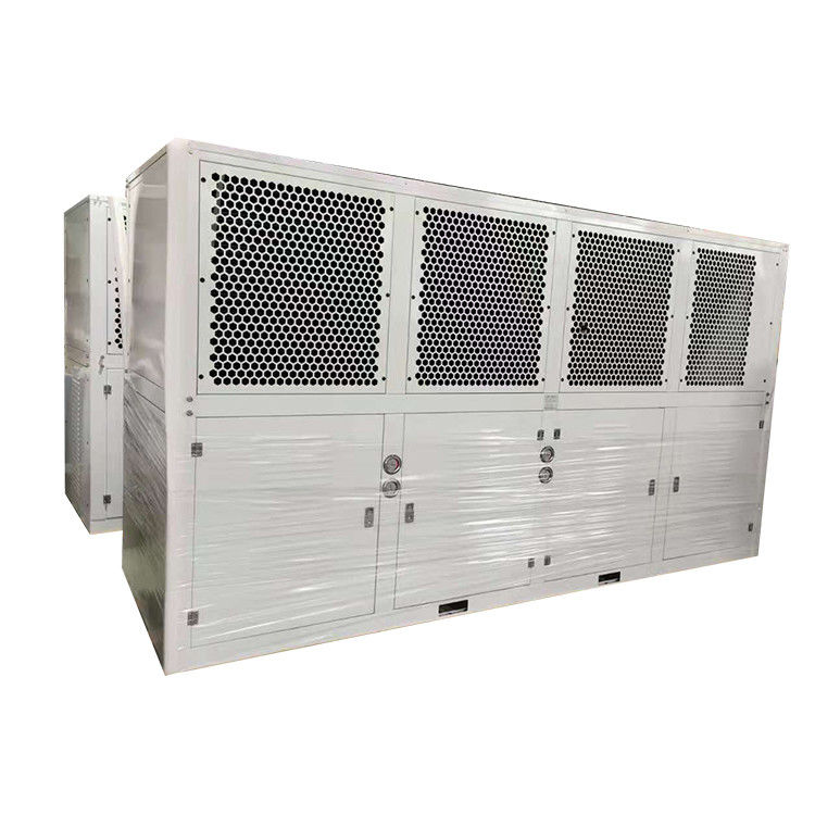 Unidad industrial del refrigerador de la refrigeración por aire de LSQ-40AHE 40HP con el sistema dual fuera de la unidad de condensación hermética de la unidad del condensador