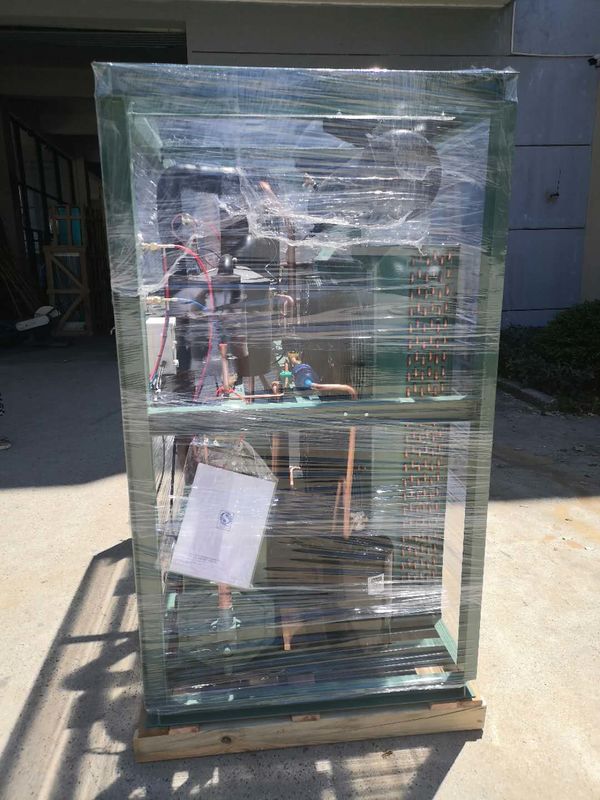 Condensación comercial de condensación refrigerada por agua de condensación ultrabaja de la unidad de la unidad 15HP 12HP del sitio fresco de la cascada de la temperatura