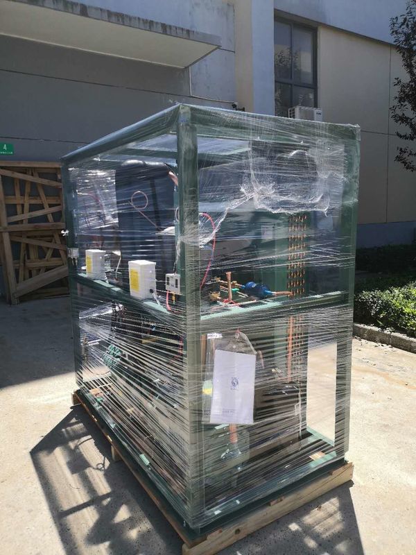 Condensación comercial de condensación refrigerada por agua de condensación ultrabaja de la unidad de la unidad 15HP 12HP del sitio fresco de la cascada de la temperatura