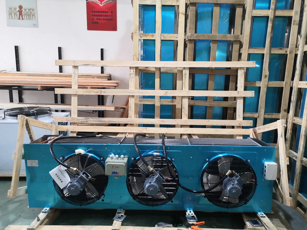 D-tipo a prueba de explosiones químico trifásico refrigerador de aire de la cámara fría del evaporador R404a