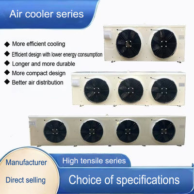 Enfriador de una sola unidad serie DJ DJ100 certificado CE, enfriador de aire dedicado para almacenamiento en frío, evaporador de techo, evaporador de equipos de refrigeración, fabricante de equipos de refrigeración, fábrica de refrigeración, almacenamiento en frío refrigerado